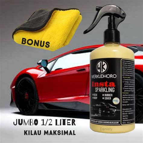 Pengkilap Body 500 Mili Motor Mobil Semi Coating Daun Talas Pelindung