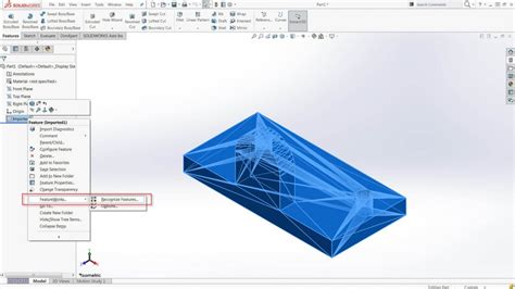 Importieren von STL Dateien in SOLIDWORKS als Volumenkörper oder Fläche