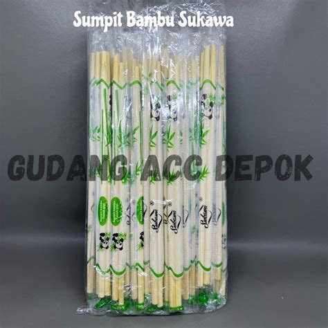 Jual Sumpit Bambu Tusuk Gigi Isi Pasang Sumpit Sukawa Sumpit