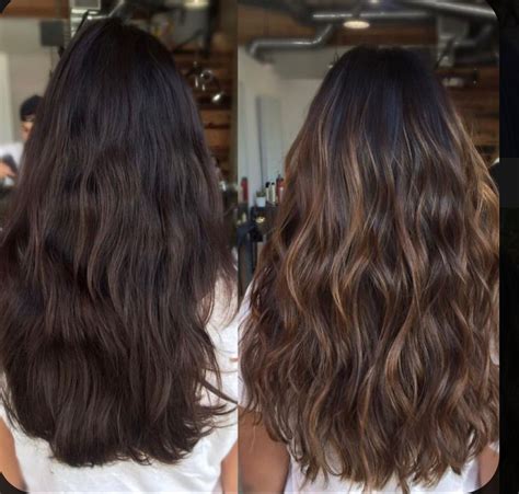 Hair Lang Donkerbruin Haar Bruin Ombre Haar Haarkleur Brunette