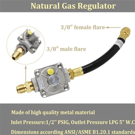 Natural Gas Conversion Kit With Ft Kitchen Aid Propane Flexible Hose