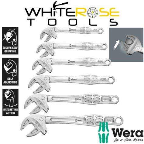 Wera Adjustable Spanner Ratchet Wrench Self Setting Joker Xs S M L