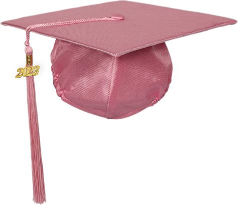 Shiny Pink Graduation Cap and Tassel | Cap and Gown Direct | Reviews on ...