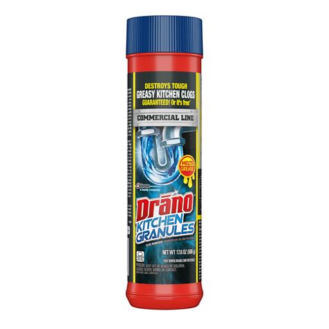 Drano Kitchen Granules Clog Remover Commercial Line Oz Walmart