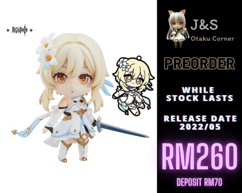 Genshin Impact Traveler Lumine Nendoroid Official GSC MiHoYo Figure