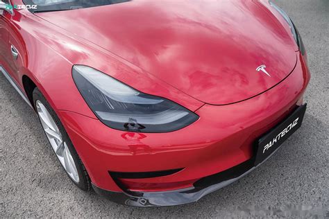 特斯拉model3包围paktechz碳纤维套件，前唇，侧裙，后唇，尾翼江门 Model 3社区 易车社区