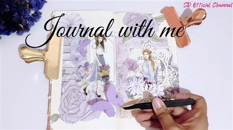 Purple Theme Journal Journal With Me ASMR SD Official Channel