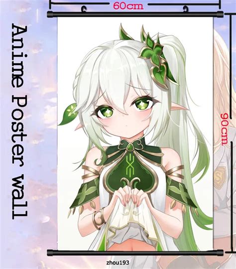 Genshin Impact Fischl Anime Hot Girl Picture Hd Print Wall Scroll Poster X Cm
