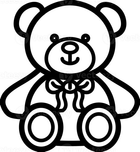 Cute Teddy Bear Element Icon 24596248 PNG