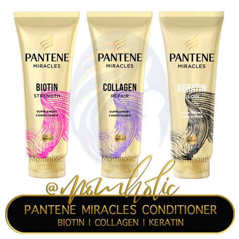 Jual PANTENE Miracles Daily Hair Supplement Conditioner Biotin Strength