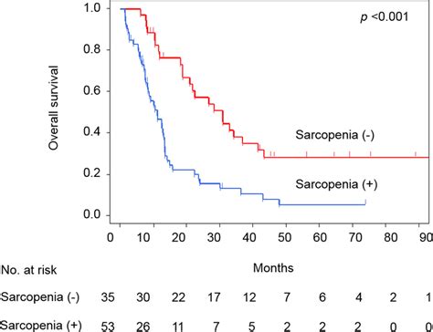 Overall Survival Of All Patients With Or Without Sarcopenia Download