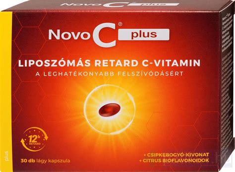 Novo C Plus Liposz M S C Vitamin Csipkebogy Kapszula X