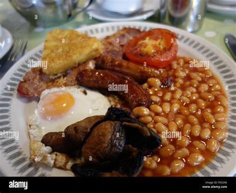 Full English Breakfast Stock Photo Alamy