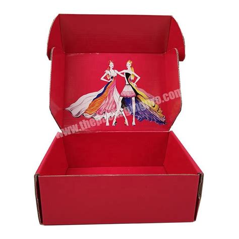 Custom Printed Corrugated Shipping Box Carton Packaging Box Clear Shoe