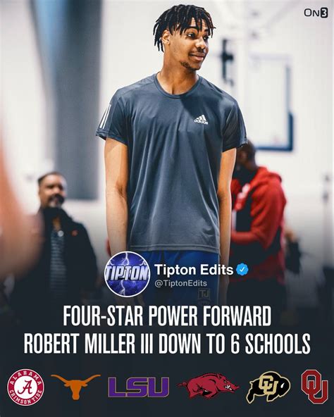 Joe Tipton On Twitter News Robert Miller Iii On S No Overall