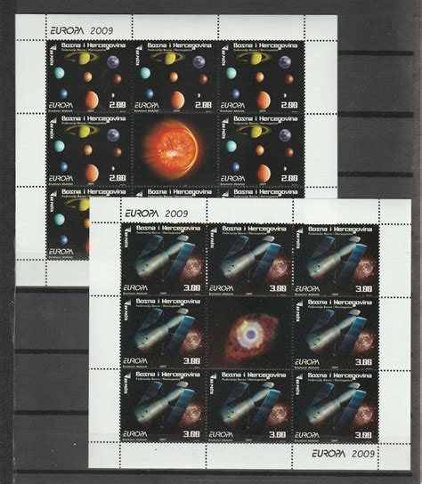 S38302 Bosnia Herzegovina Europa Cept MNH 2009 MSx2 Astronomy Space EBay