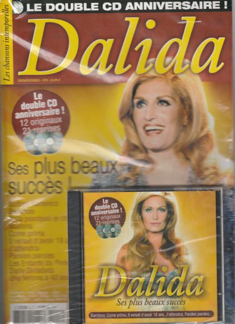 Ses Plus Beaux Succ S De Dalida Gilles David Orchestra Cd X