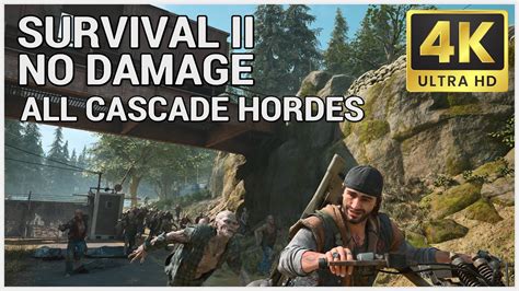 Days Gone Ps All Cascade Hordes In One Run Survival No Damage