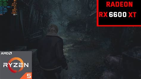 Resident Evil 4 Remake High Settings FSR Quality ON RX 6600 XT