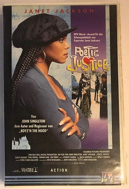 Poetic Justice Vhs Janet Jackson Tupac Amaru Shakur Regina King