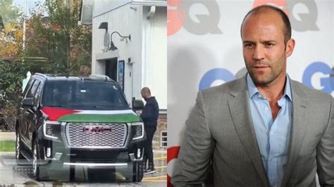 Is this Jason Statham driving his truck with Palestine flag? (video) | Al Bawaba