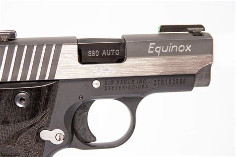 SIG SAUER P238 EQUINOX 380 ACP USED GUN INV 224673