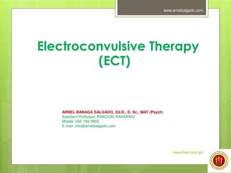 Ppt Electroconvulsive Therapy Ect Powerpoint Presentation Free