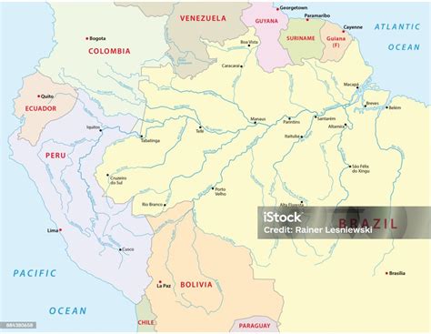 Amazon River Basin Map