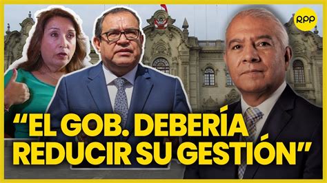 Wilfredo Pedraza Considera Que El Gobierno De Dina Boluarte Deber A