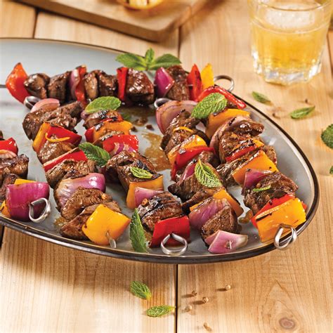 Brochettes de boeuf marinées au citron et à la menthe Je Cuisine