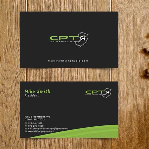 Physical Therapy Business Cards Business Cards