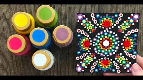 How To Paint Dot Mandalas Step By Step 32 Youtube