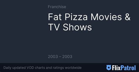 Fat Pizza Movies And Tv Shows • Flixpatrol