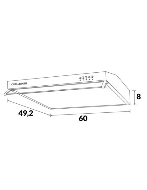 Campana Challenger Horizontal Cm Inox Velocidades Cx Inox