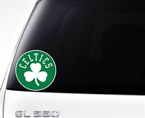 Boston Celtics Clover Vinyl Decal Car Sticker For Walls Cornhole