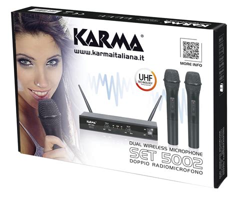 KARMA ITALIANA Srl Radiomicrofoni Doppi SET 5002 Doppio