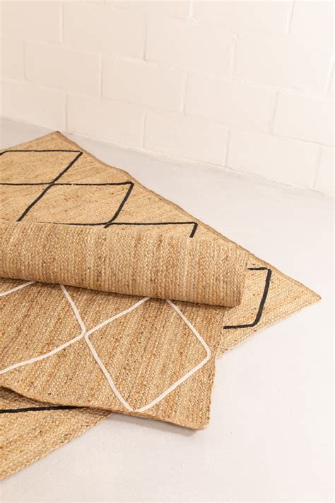 Tapis Jute Naturel 240 5x162 Cm Dyamo SKLUM