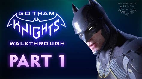 Gotham Knights Walkthrough Part Intro K Fps Youtube