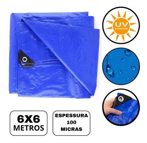 Lona Azul Carreteiro Camping Piscina Imperme Vel G X Frete Gr Tis