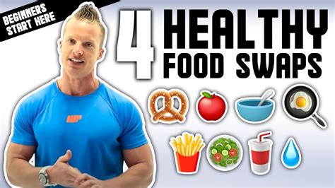 How To Slowly Start Eating Healthy For Beginners 4 Healthy Food Swaps Liveleantv Youtube