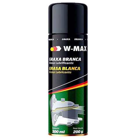 Graxa Branca Lubrificante Spray Rolamentos Eixos W Max