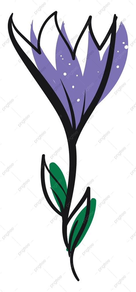 Dibujo De Flores Moradas PNG Vectores PSD E Clipart Para Descarga