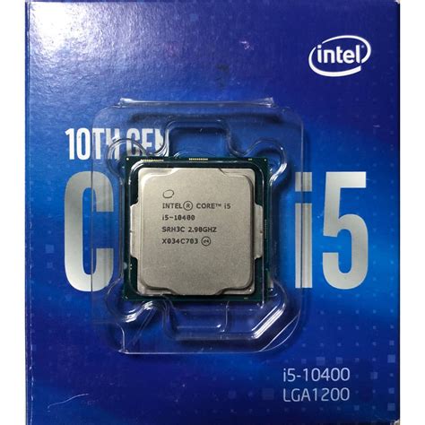 售 Intel 10代cpu I5 10400 有內顯 6核12緒 含原廠風扇 帶散熱膏 9 蝦皮購物