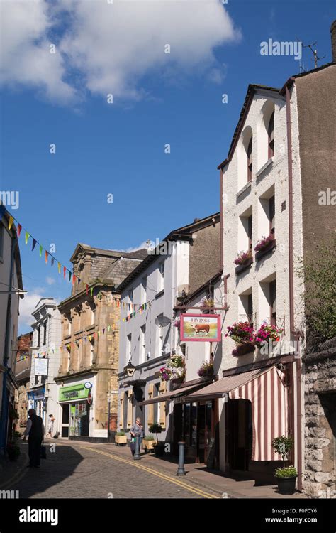 Market Street In Ulverston South Lakeland Cumbria England Uk Stock