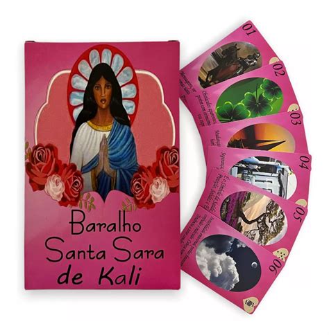 Baralho Santa Sara Kali 36 Cartas Cigano Mebuscar Brasil