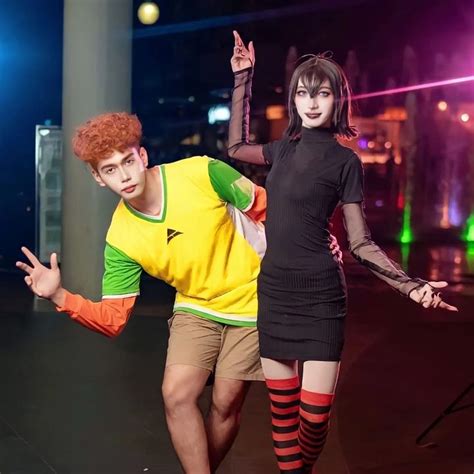 Mavis And Johnny Cosplay Hotel Transylvania Couple Costumes Mavis