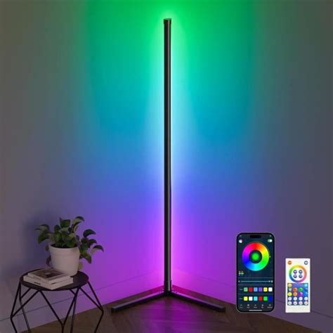 Lampadaire Sur Pied Salon Wifi Rgb Ic Lampadaire Led Fonctionne Avec