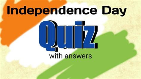 Independence Day Quiz In English Republic Day Quiz In English With