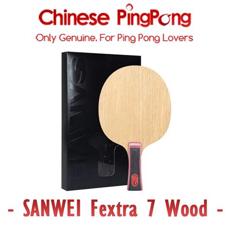 SANWEI Raquette de tennis de table FEXTRA originale lame en bois à 7