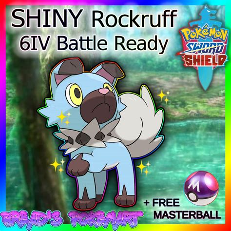 Pokemon Sword And Shield Ultra Shiny 6iv Rockruff Dusk Etsy Uk